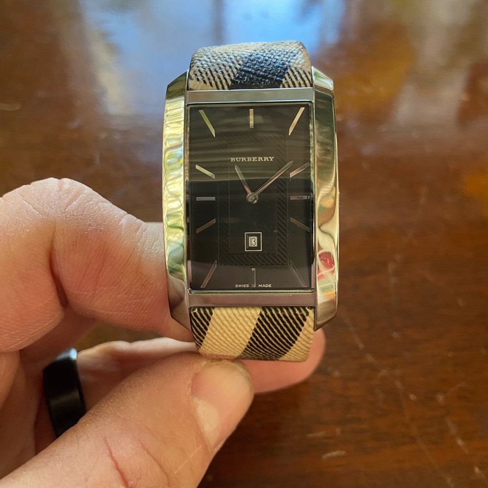 Burberry Women’s Black and Tan Watch